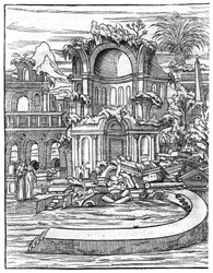 Romeinse ruïnes, uit 